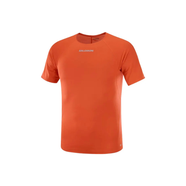 Salomon S-Lab Speed Tee M Fiery Red -  Maglia Trail Running Uomo