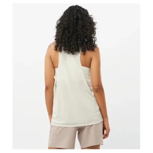 Salomon Shkout Air Tank W Icicle - Tank Donna Running