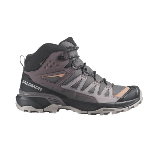 Salomon X Ultra 360 Mid GTX W Plum Kitten - Scarponcino Trekking Impermeabile