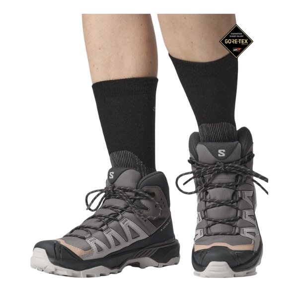 Salomon X Ultra 360 Mid GTX W Plum Kitten - Scarponcino Trekking Impermeabile