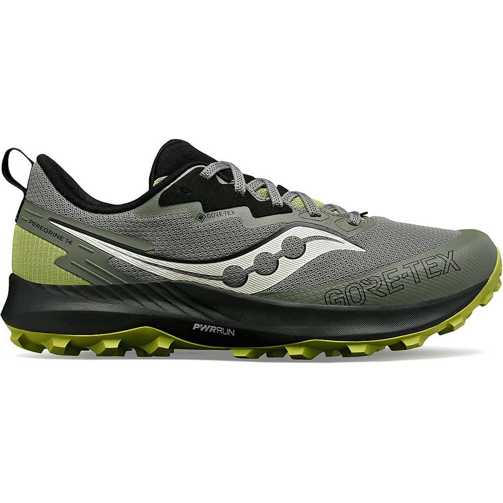 Saucony Peregrine 14 GTX Olive Vert - Scarpa Trail Running