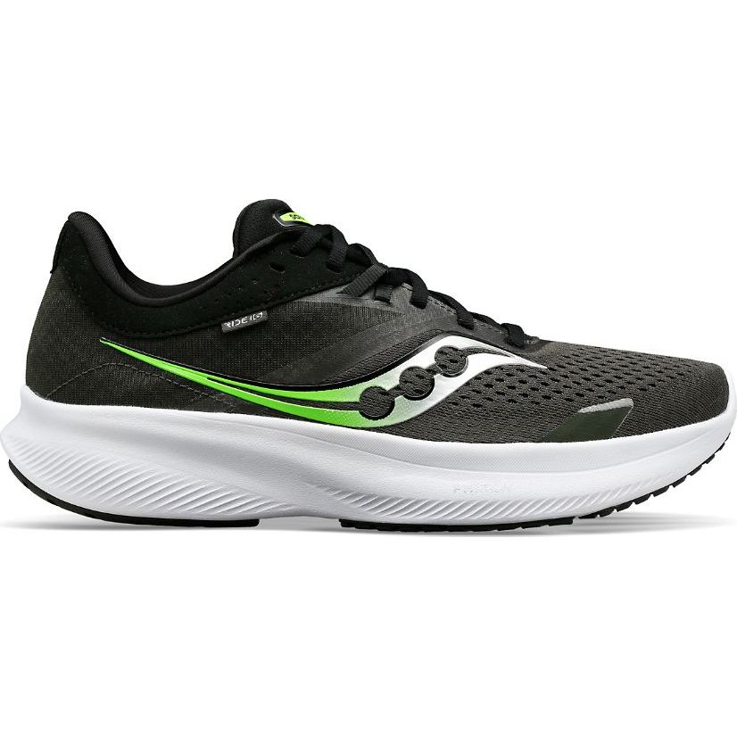 Saucony Ride 16 Umbra / Slime - Scarpa Running