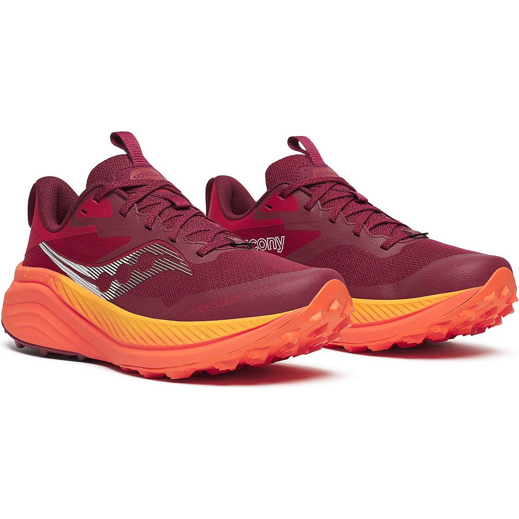 Saucony Xodus Ultra 3 Currant / Pepper - Scarpa Trail Running