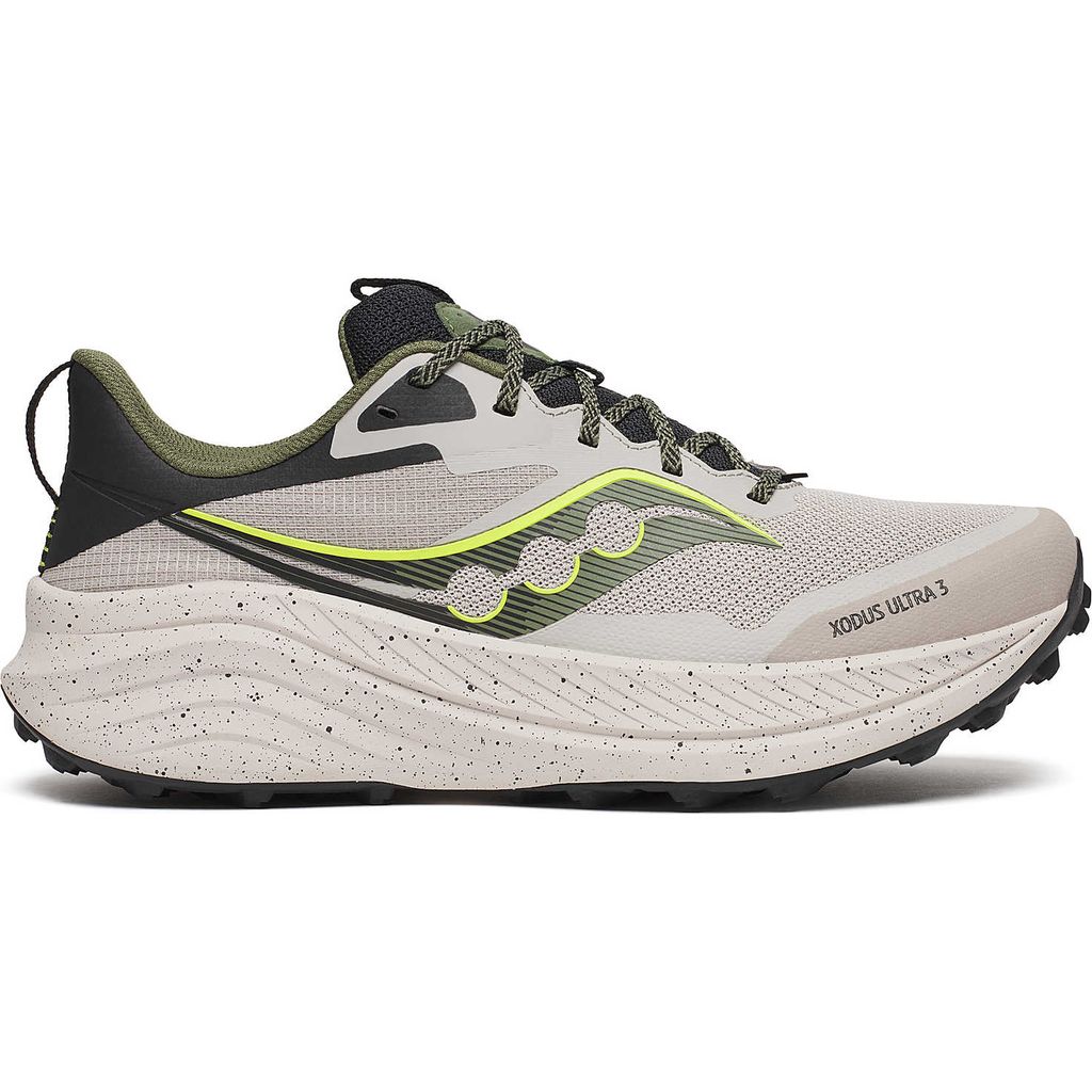 Saucony Xodus Ultra 3 Dove Olivine - Scarpa Trail Running