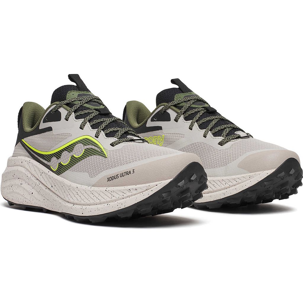 Saucony Xodus Ultra 3 Dove Olivine - Scarpa Trail Running