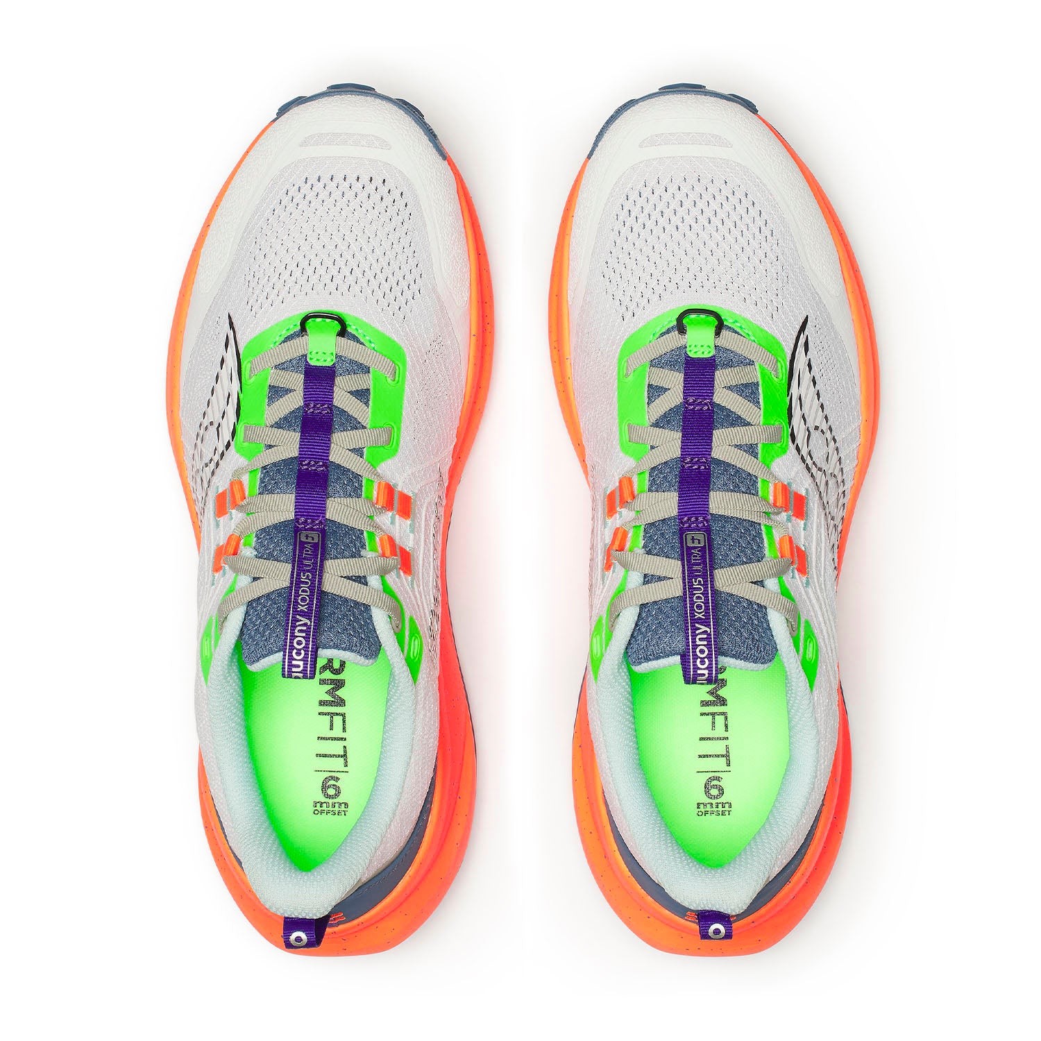 Saucony Xodus Ultra 4 White Tumeric - Scarpa Trail Running