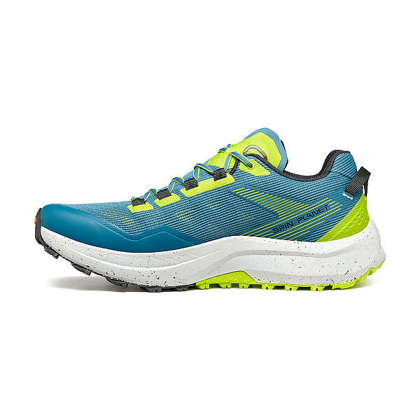 Scarpa Spin Planet Ocean Blue Lime - Scarpa Trail Running
