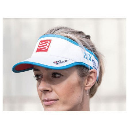 Compressport Visor White - Visiera Running