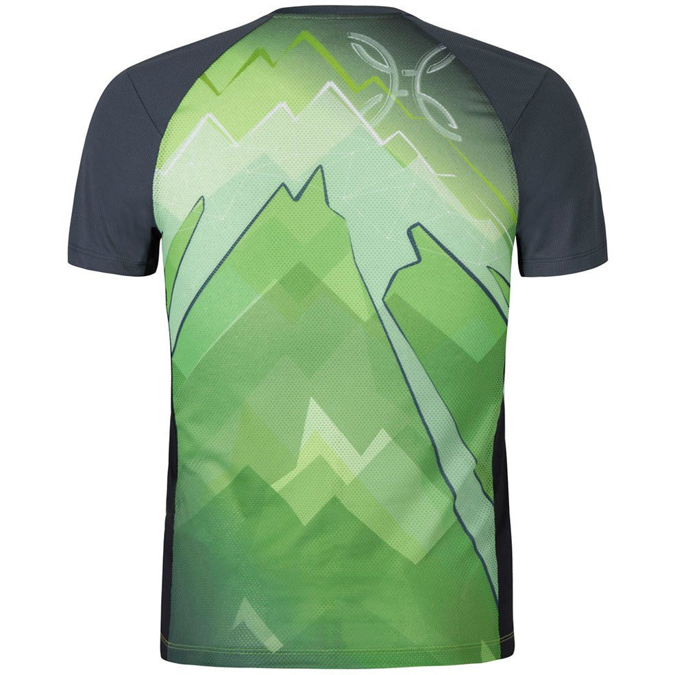Montura Flash T-Shirt Grey/Green - Maglia Running Uomo