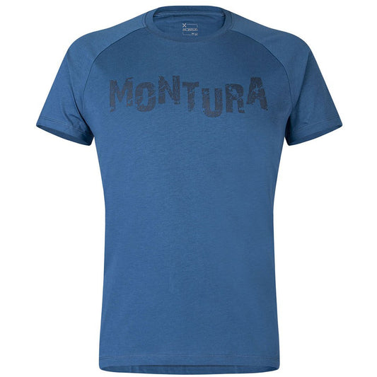 Montura Karok T-Shirt Blu - Maglietta 100% Cotone Organico Stretch
