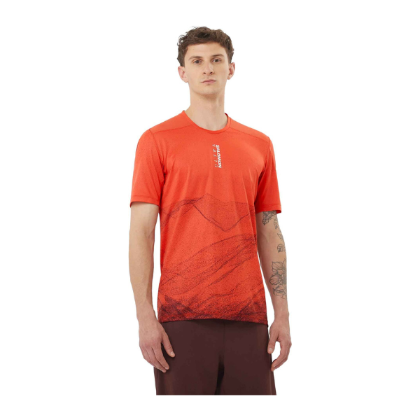 Salomon S-Lab Ultra Tee M Sienna - Maglia Trail Running