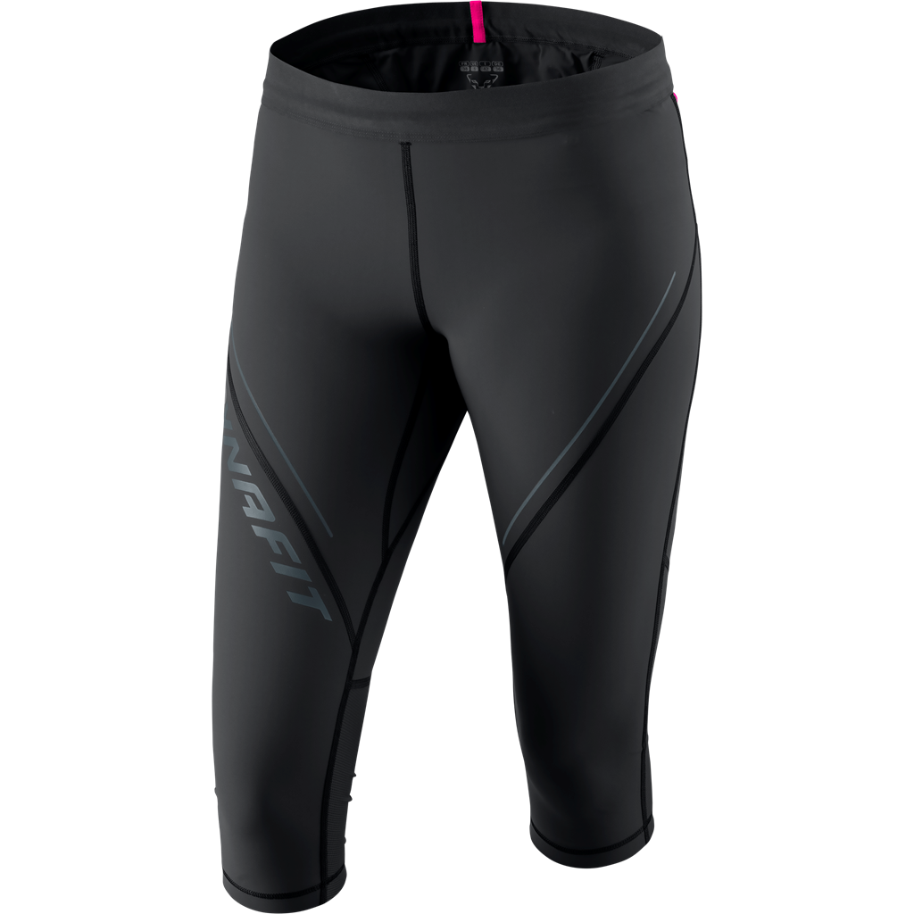 Dynafit Alpine 2 W 3/4 Tight Black - Pantaloni Trail Running Donna - Mud and Snow