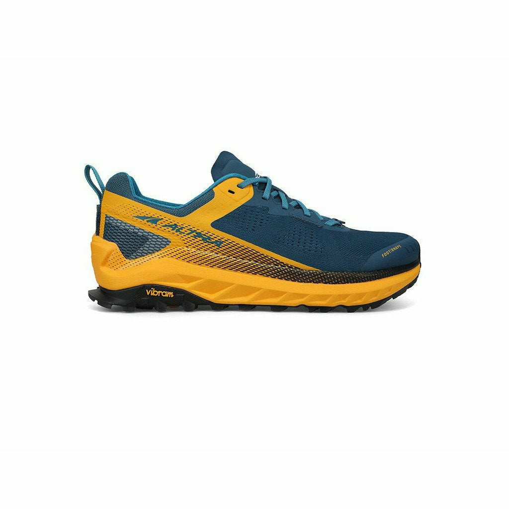 Altra Olympus 4 Blue - Scarpa Trail Running Uomo - Mud and Snow