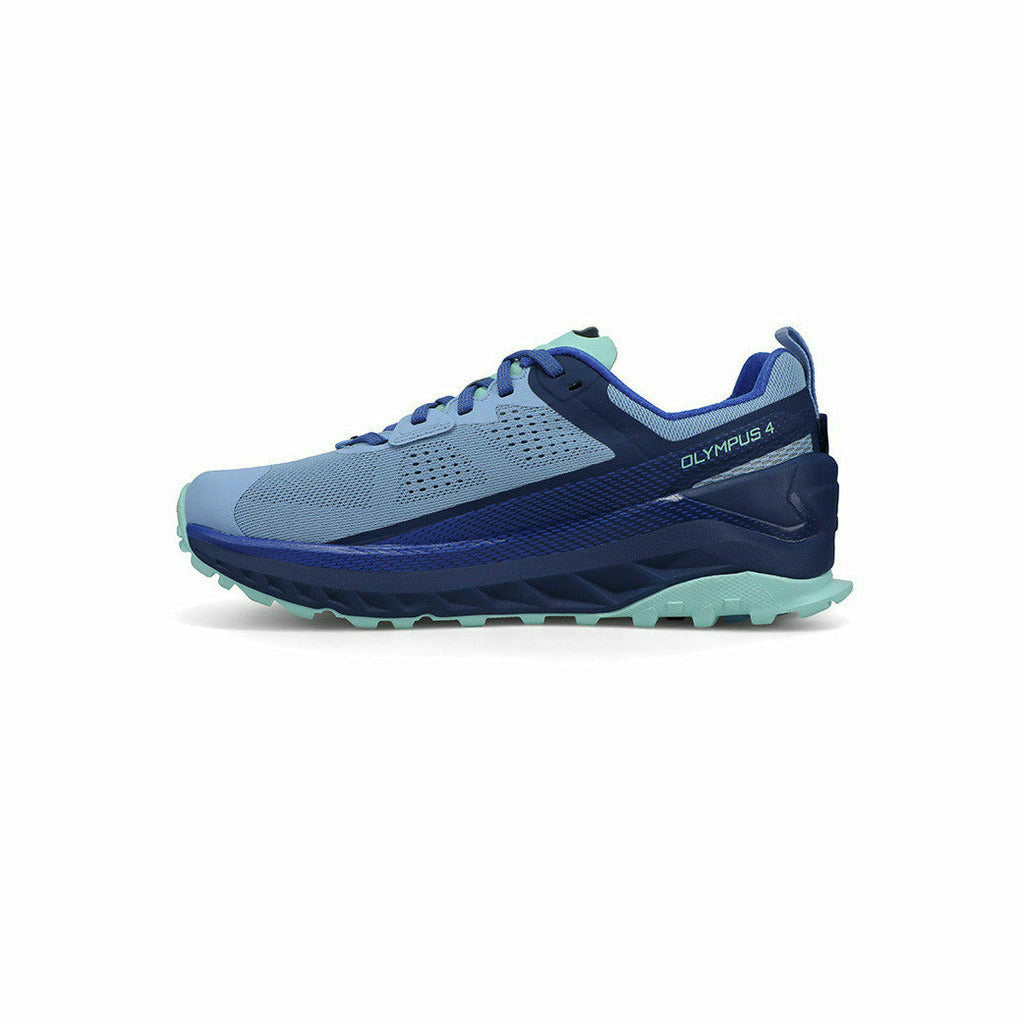 Altra Olympus 4 Navy/ Light Blue - Scarpa Trail Running Donna - Mud and Snow