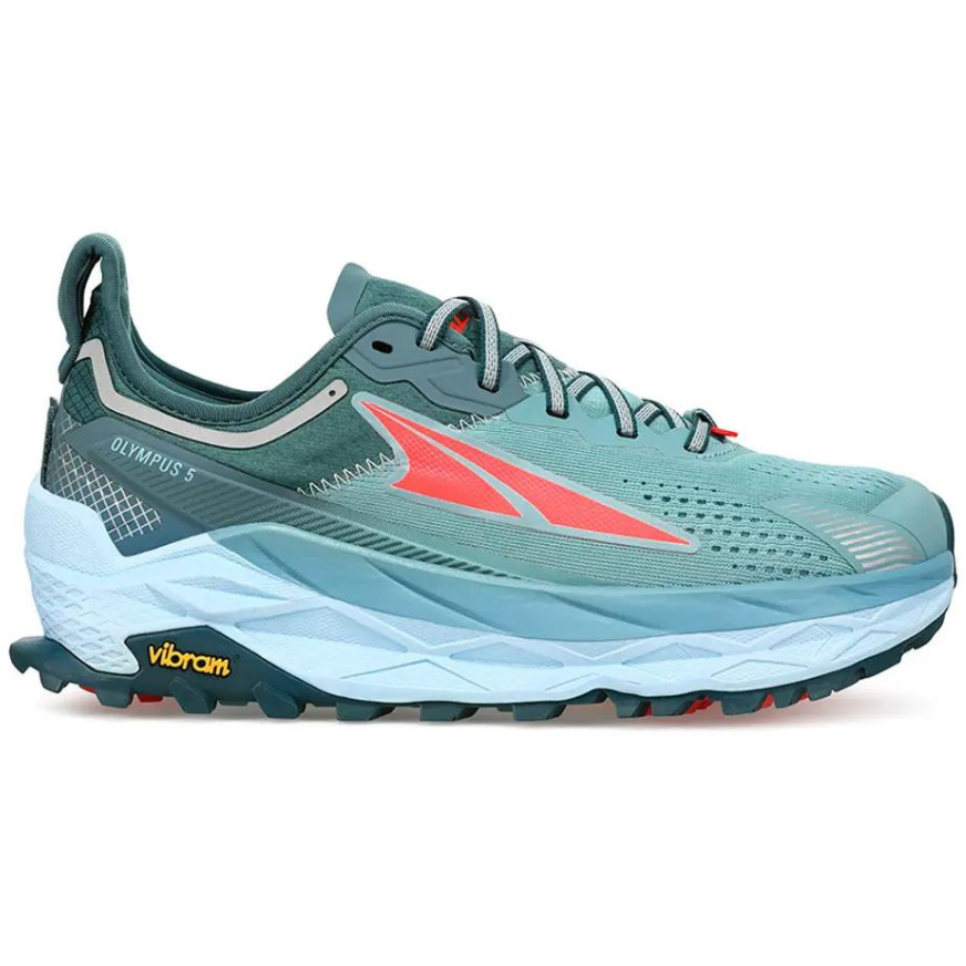 Altra Olympus 5 Dusty Teal - Scarpa Trail Running Donna - Mud and Snow
