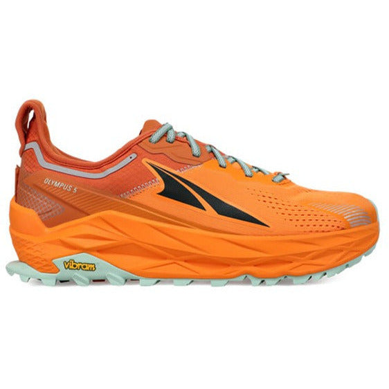 Altra Olympus 5 Orange - Scarpa Trail Running Uomo - Mud and Snow
