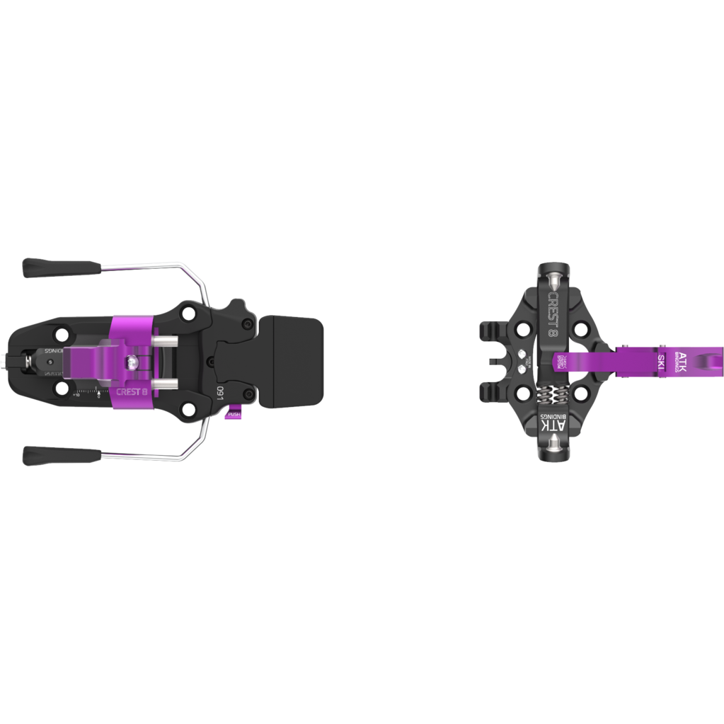 Atk Crest 8 Purple 75/97 mm - Attacco Sci Alpinismo - Mud and Snow