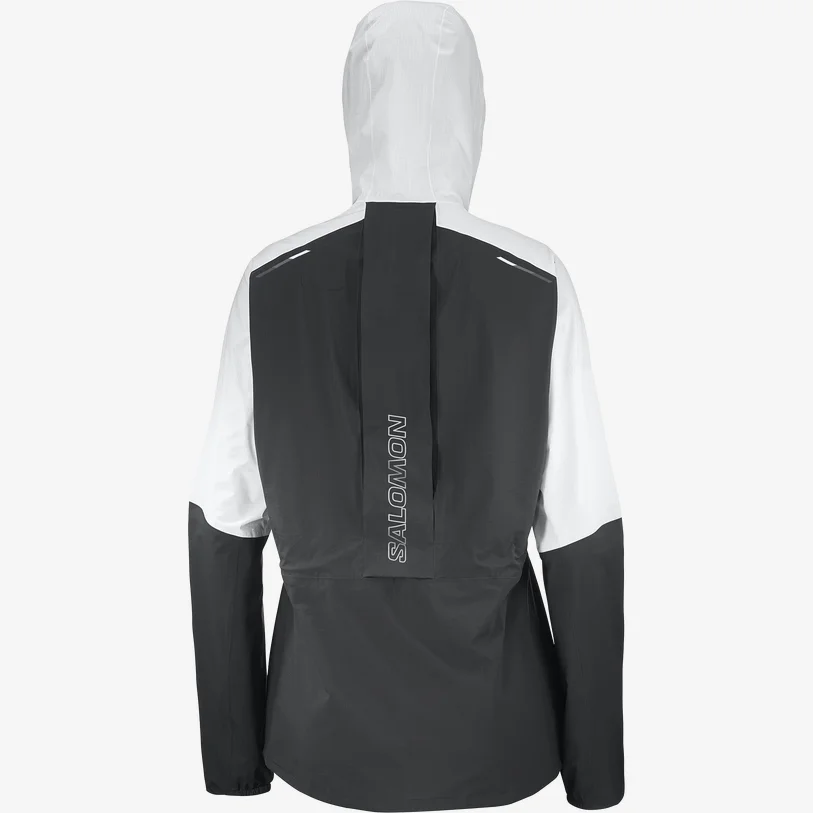 Salomon Bonatti Trail Jacket Woman Deep Black - Giacca Running Impermeabile