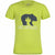 Montura Bear T-Shirt Kid Verde Lime - Maglietta Cotone Bambino - Mud and Snow