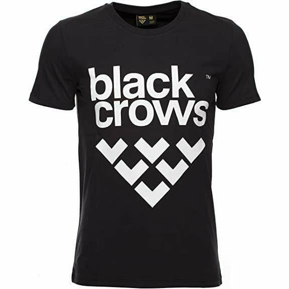 Black Crows Full Logo Black/White - T-Shirt Unisex - Mud and Snow