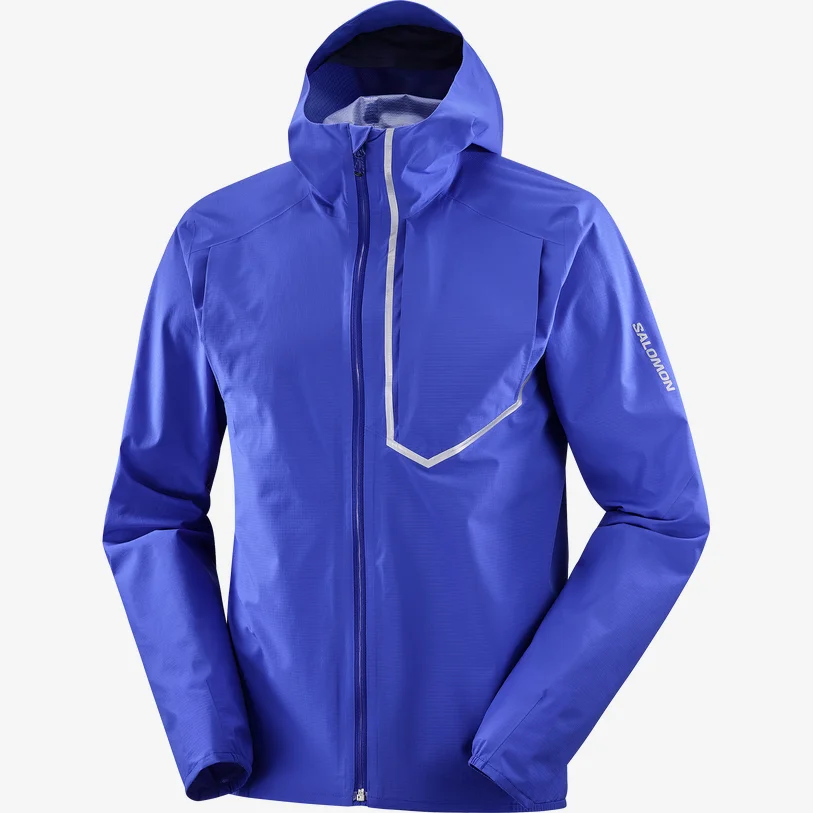 Salomon Bonatti Trail Jacket Surf The Web - Giacca Running Impermeabile
