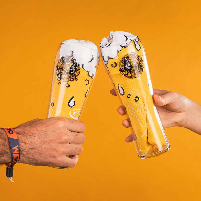 Bv Sport Trail Collector Biere - Calza Running - Mud and Snow