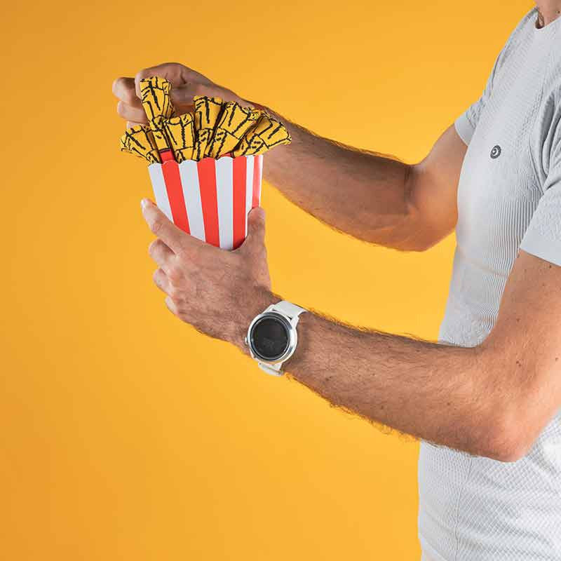 Bv Sport Trail Collector Frites - Calza Running - Mud and Snow