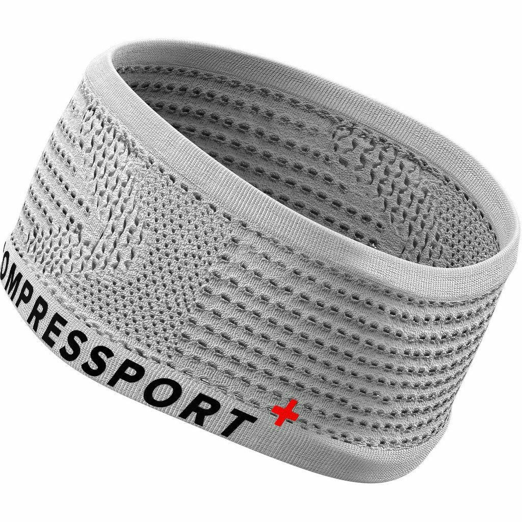 Compressport Headband On/Off White - Fascia Running - Mud and Snow