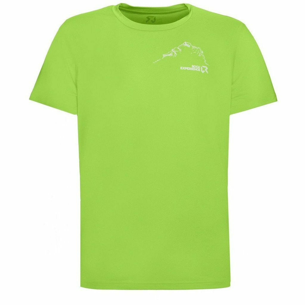 Rock Experience Chandler T-Shirt Green Melange - Maglia Outdoor Uomo - Mud and Snow