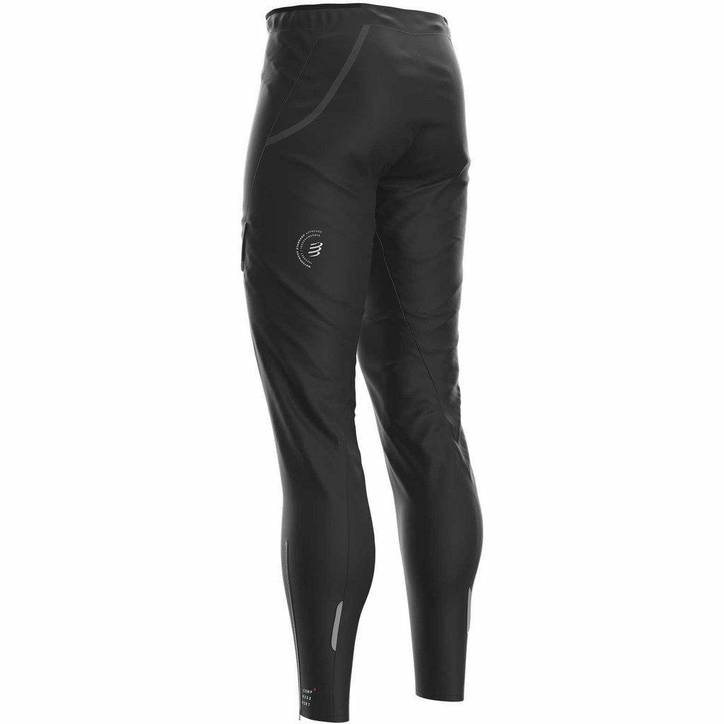 Compressport Hurricane Waterproof 10/10 Pant - Pantaloni Running Impermeabili - Mud and Snow
