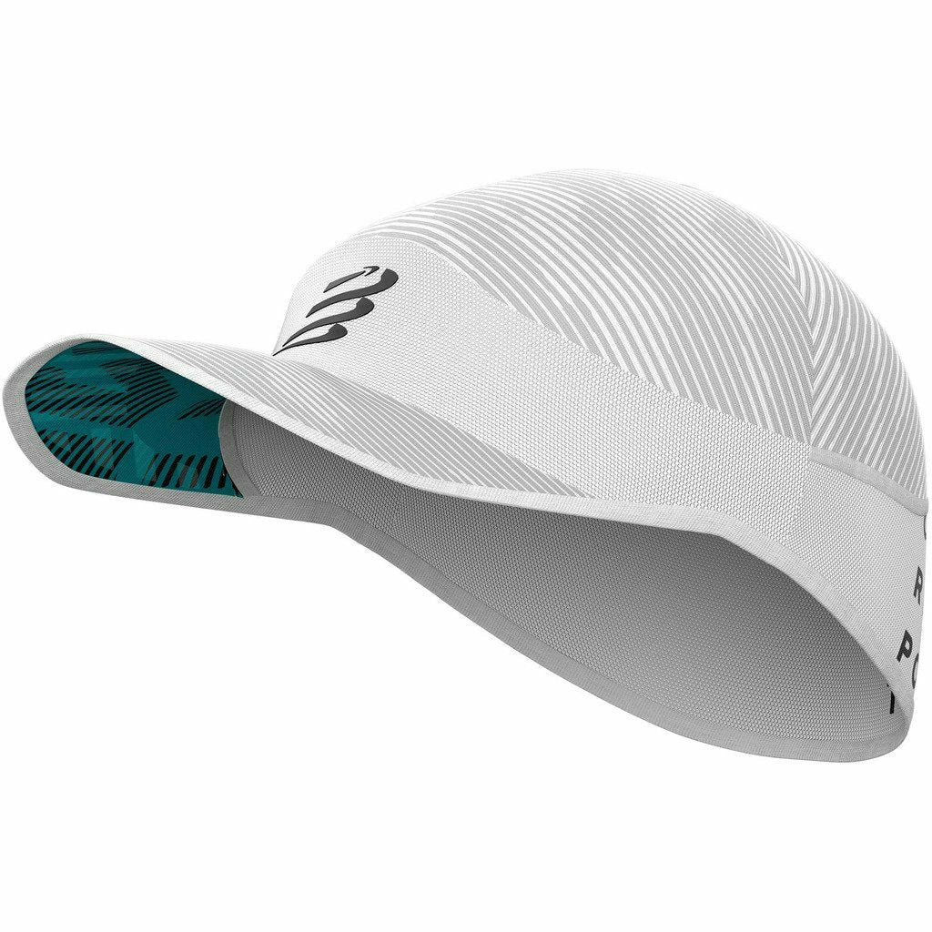 Compressport Ice Cap White - Berretto Running - Mud and Snow