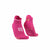 Compressport Pro Racing Socks V4 Ultralight Run Low Fluo Pink - Calza Running - Mud and Snow