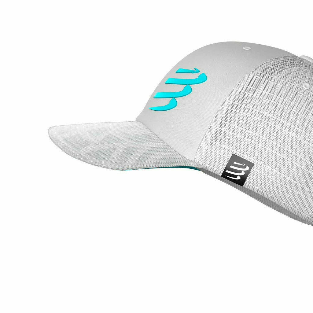 Compressport Racing Trucker Cap White - Berretto - Mud and Snow