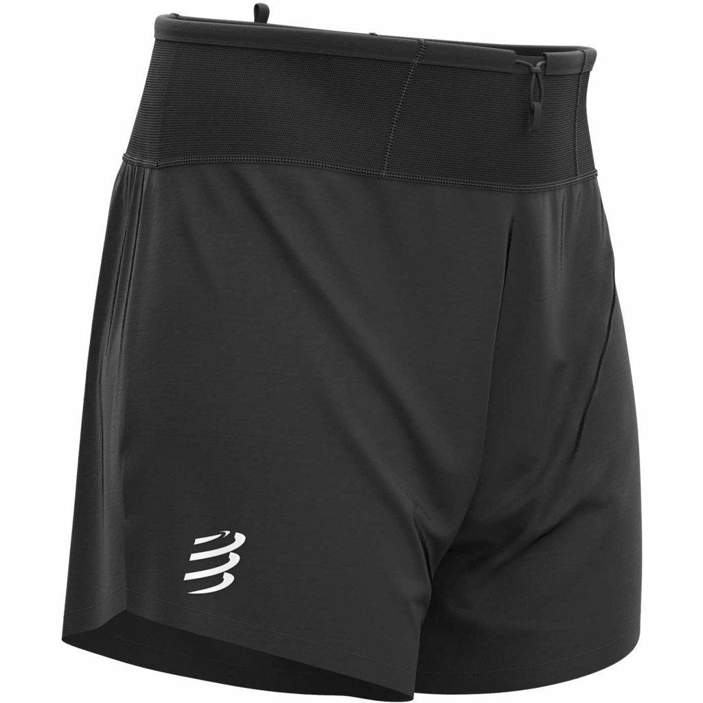 Compressport Trail Racing Short Black - Short Running Uomo - Mud and Snow