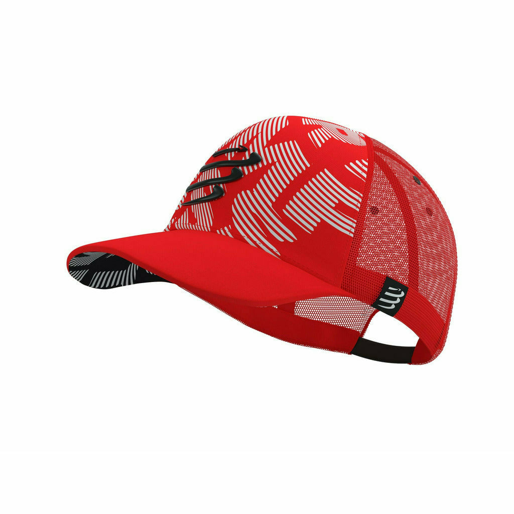 Compressport Trucker Cap Red/White - Berretto - Mud and Snow
