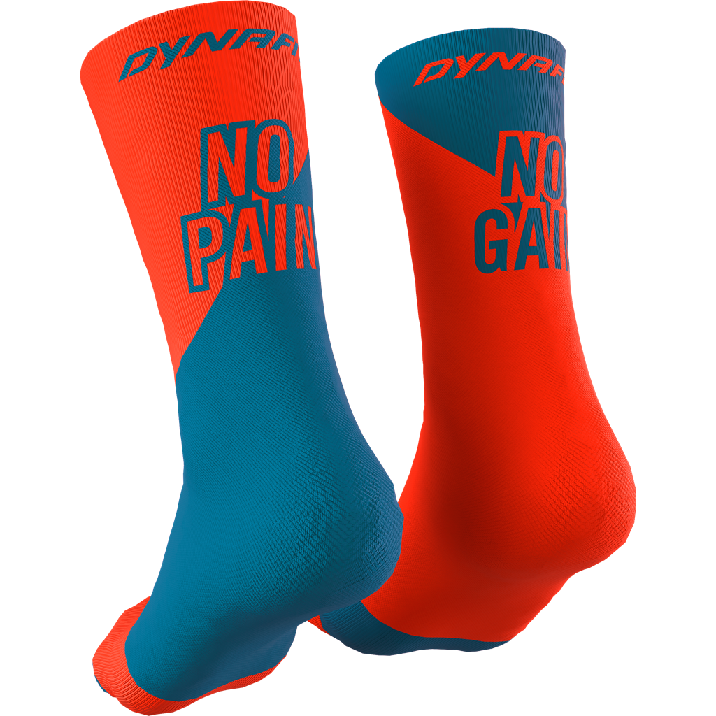 Dynafit No Pain No Gain Sock Dawn Reef - Calze Running - Mud and Snow
