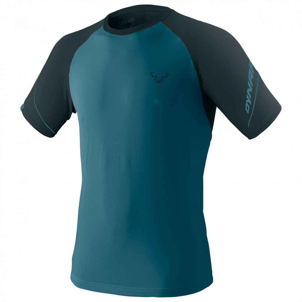 Dynafit Alpine 2 S/S Tee Storm Blue - T-Shirt Uomo Running - Mud and Snow
