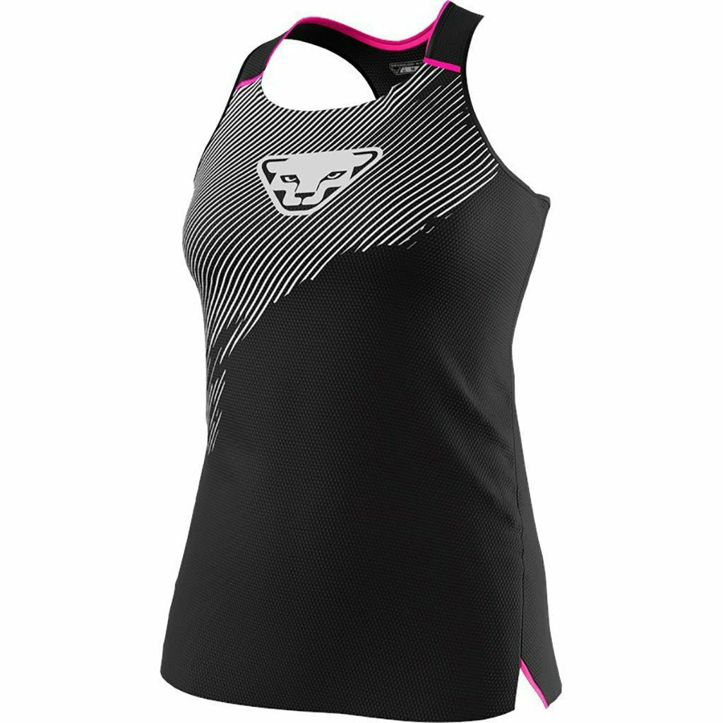 Dynafit DNA Tank Black Out - Canotta Running Donna - Mud and Snow