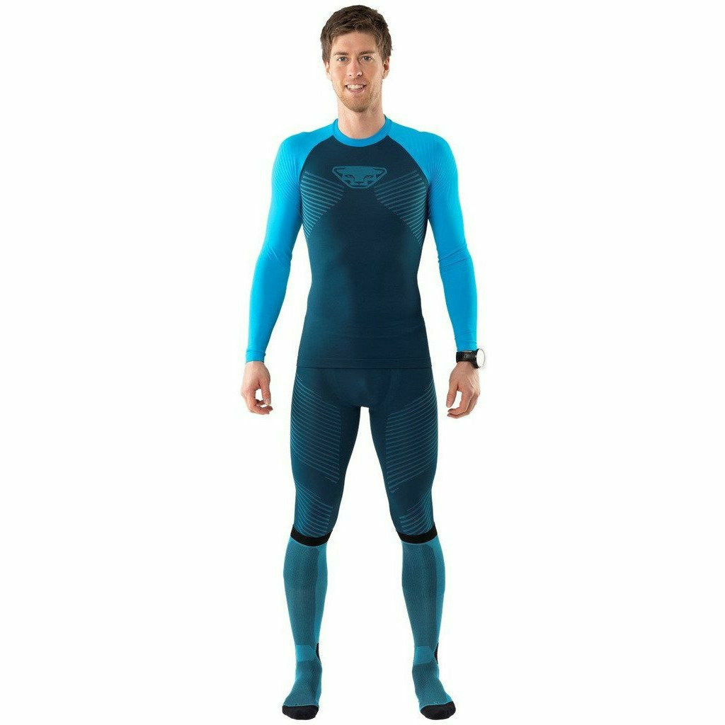 Dynafit Speed Dryarn M L/S Blue - Maglia Manica Lunga - Mud and Snow