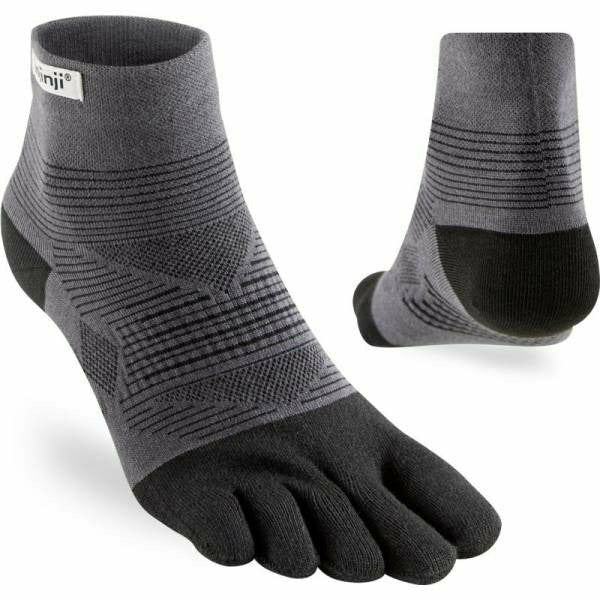 Injinji Run Lightweight Mini Crew Black - Calza Running - Mud and Snow