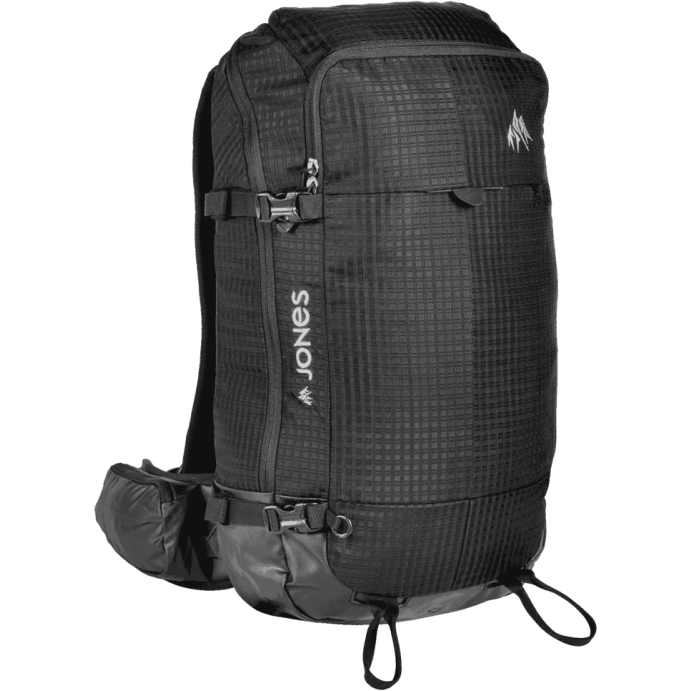 Jones Bag DSCNT Black 25lt - Zaino Snowboard Freeride - Mud and Snow