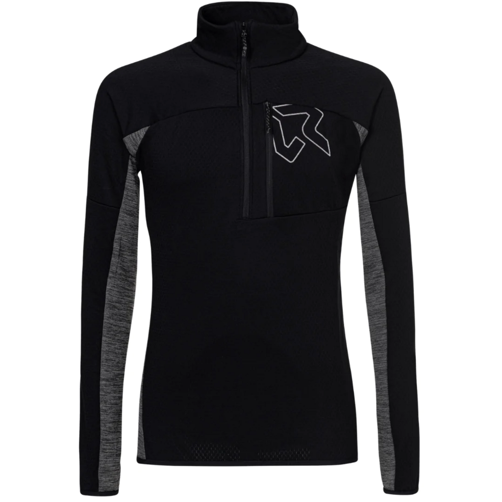 Rock Experience Kobra Half Zip Fleece Black - Pile Donna - Mud and Snow