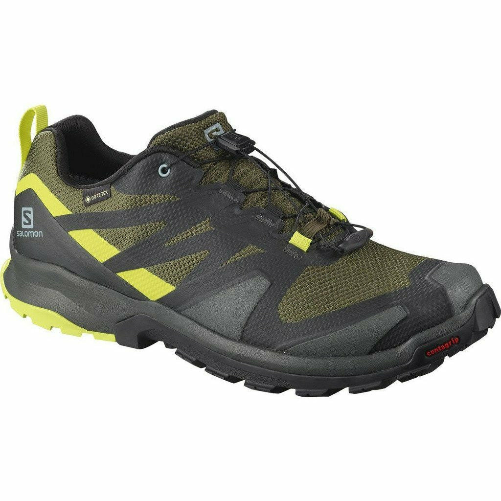 Salomon XA Rogg Olive Night GTX - scarpa trekking impermeabile - Mud and Snow