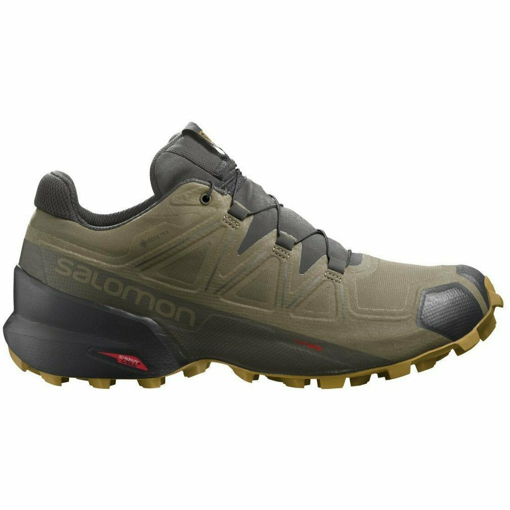 Salomon Speedcross 5 GTX Martini Olive / Peat - Scarpa Trail Running - Mud and Snow