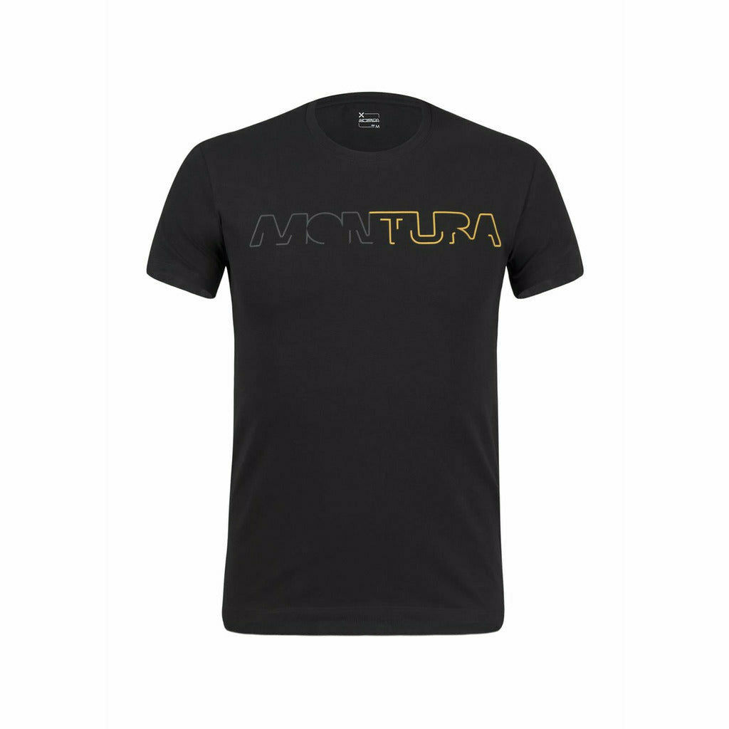 Montura Brand T-Shirt Black - Maglia Outdoor Uomo - Mud and Snow