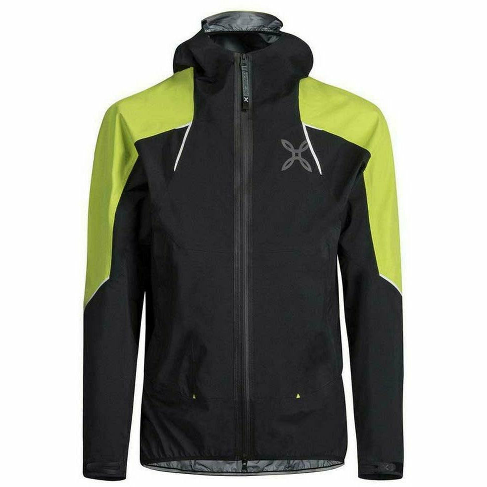 Montura Magic 2.0 Jacket Nero/Verde Lime - Giacca Gore Tex Uomo - Mud and Snow