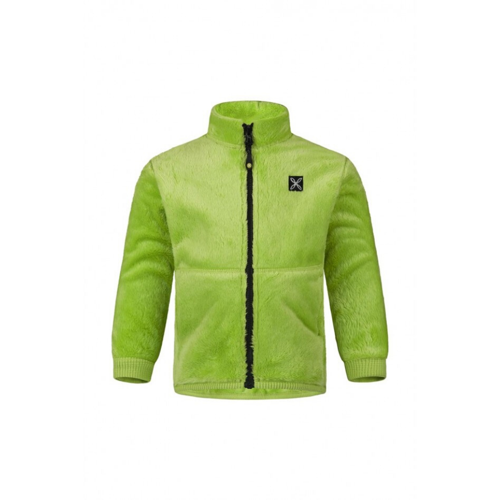 Montura Polar Jacket Baby Verde Acido - Mud and Snow