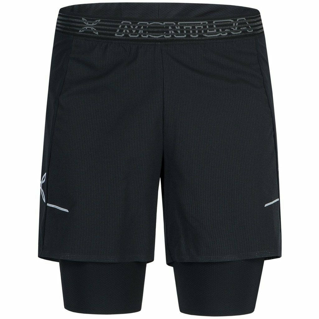 Montura Run K Bermuda Nero - Short Running Uomo - Mud and Snow