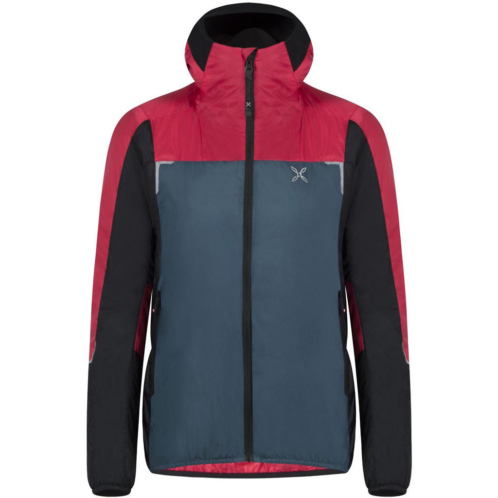 Montura Skisky 2.0 Jacket Woman Blu Cenere / Rosa  - Giacca Outdoor - Mud and Snow