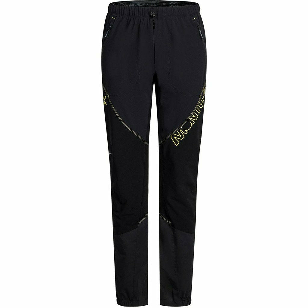 Montura Upgrade 3 Pants Nero / Verde Lime  - Pantalone Sci Alpinismo Uomo - Mud and Snow